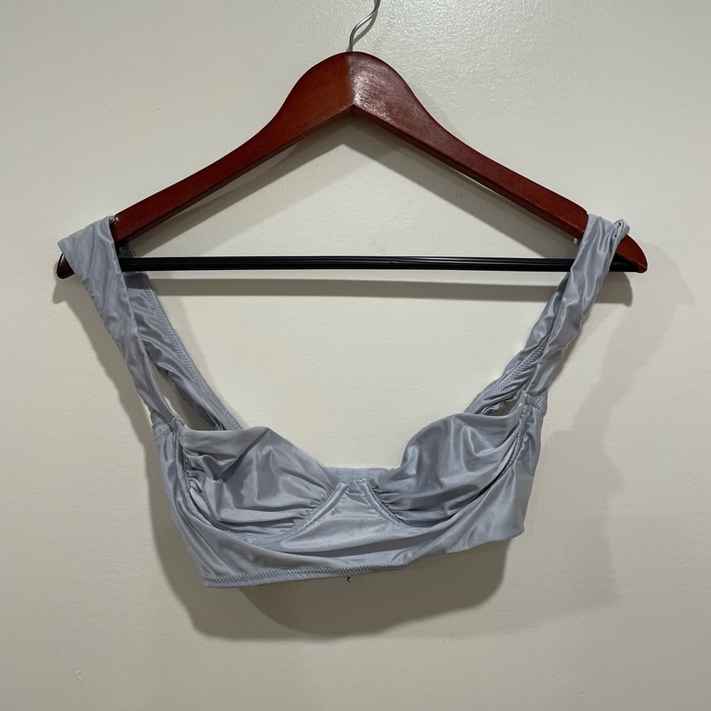 Urban outfitters silvery/blue bralette top